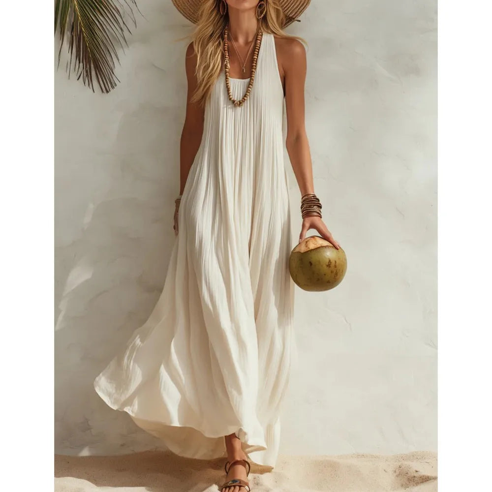 Vestido Lino Casual