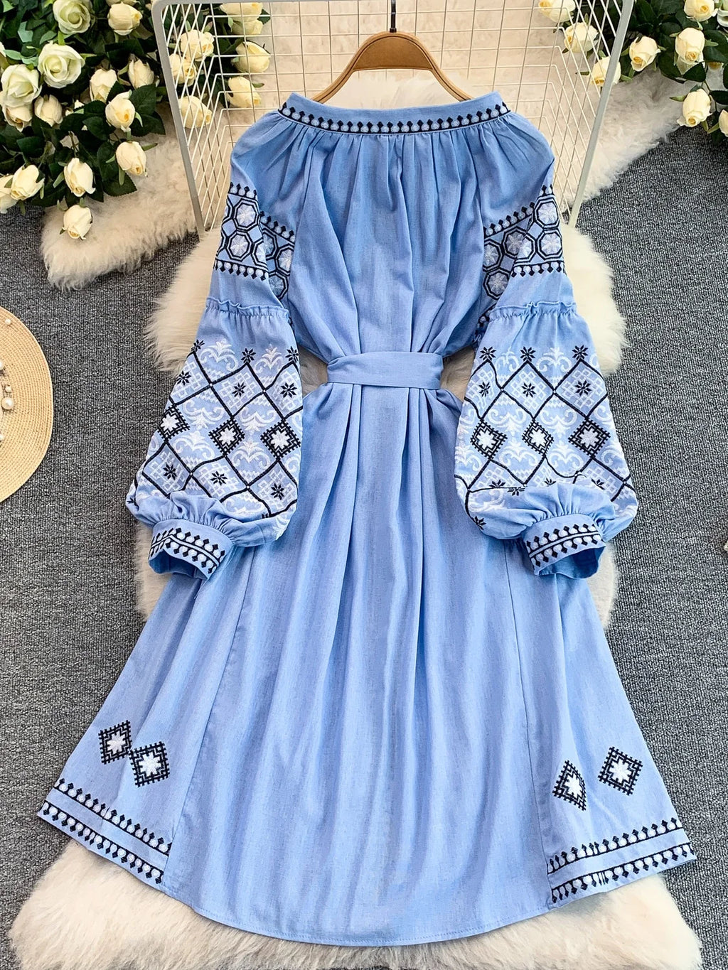 Vestido Línea A Casual