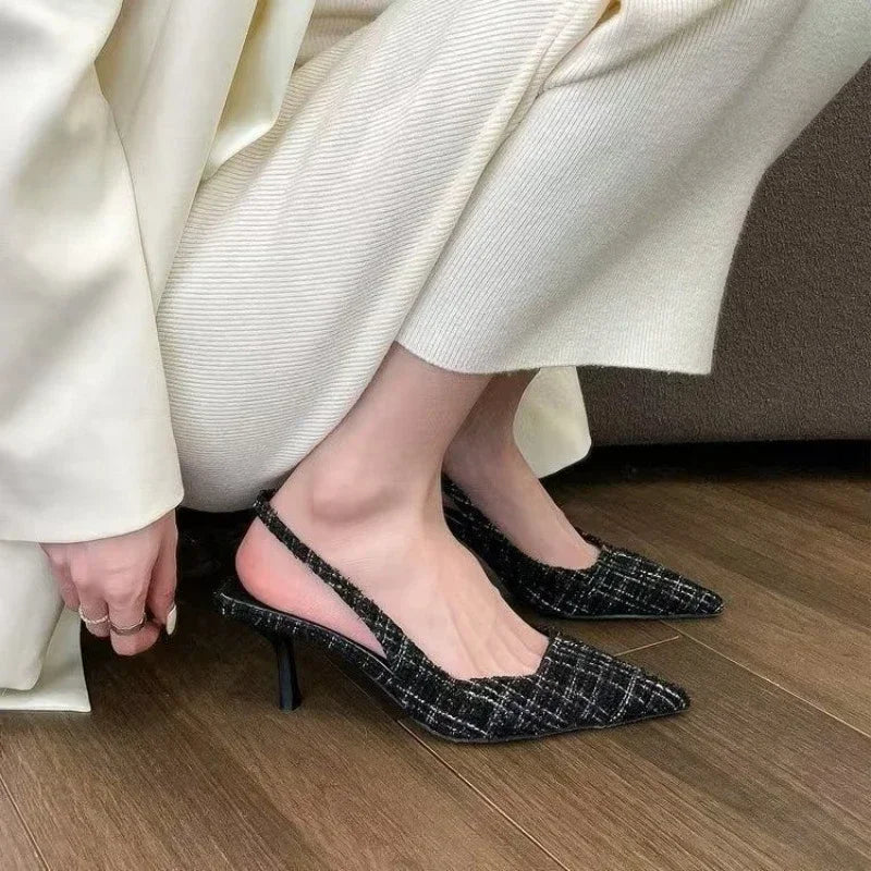 Tacones Tejido