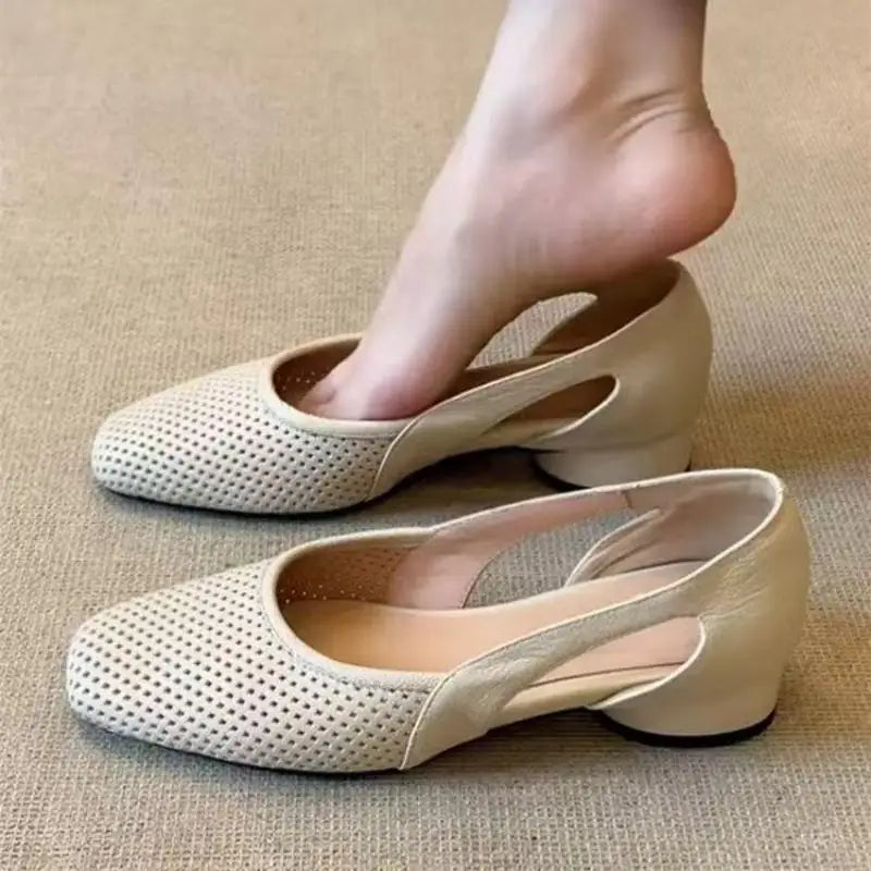 Tacones Piel Elegante