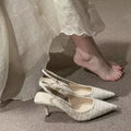 Tacones Tejido