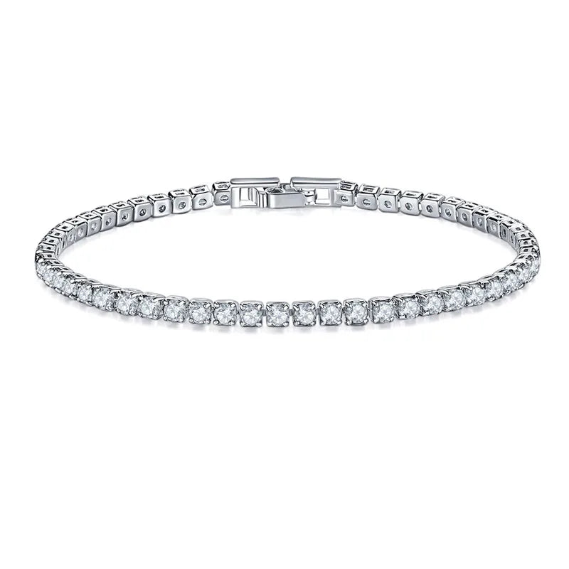 Pulsera de Plata con Circonia
