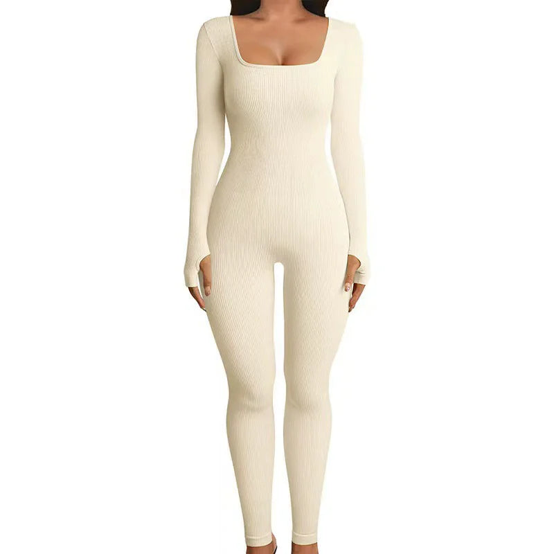 Jumpsuit Manga Larga Liso
