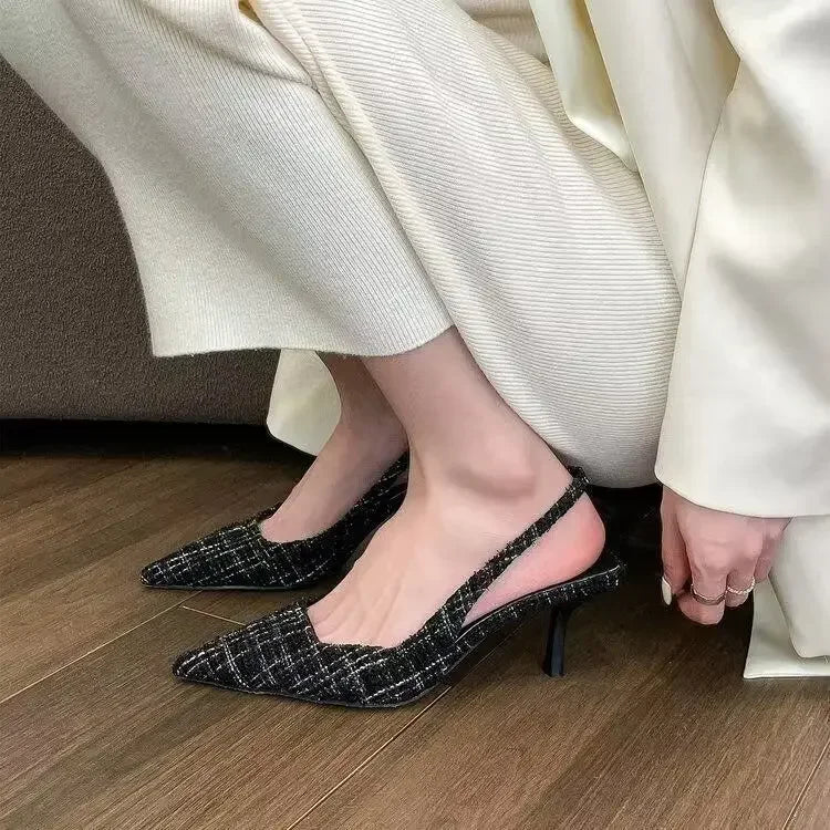 Tacones Tejido