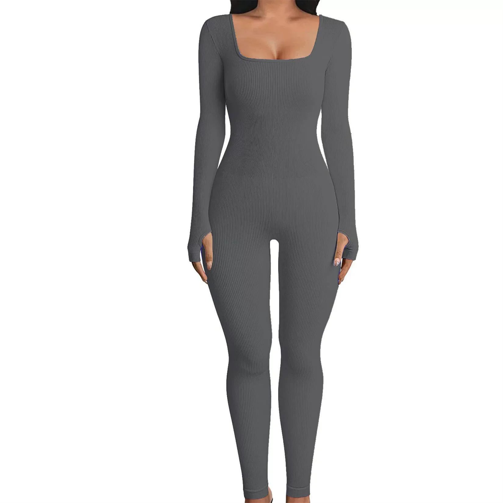 Jumpsuit Manga Larga Liso