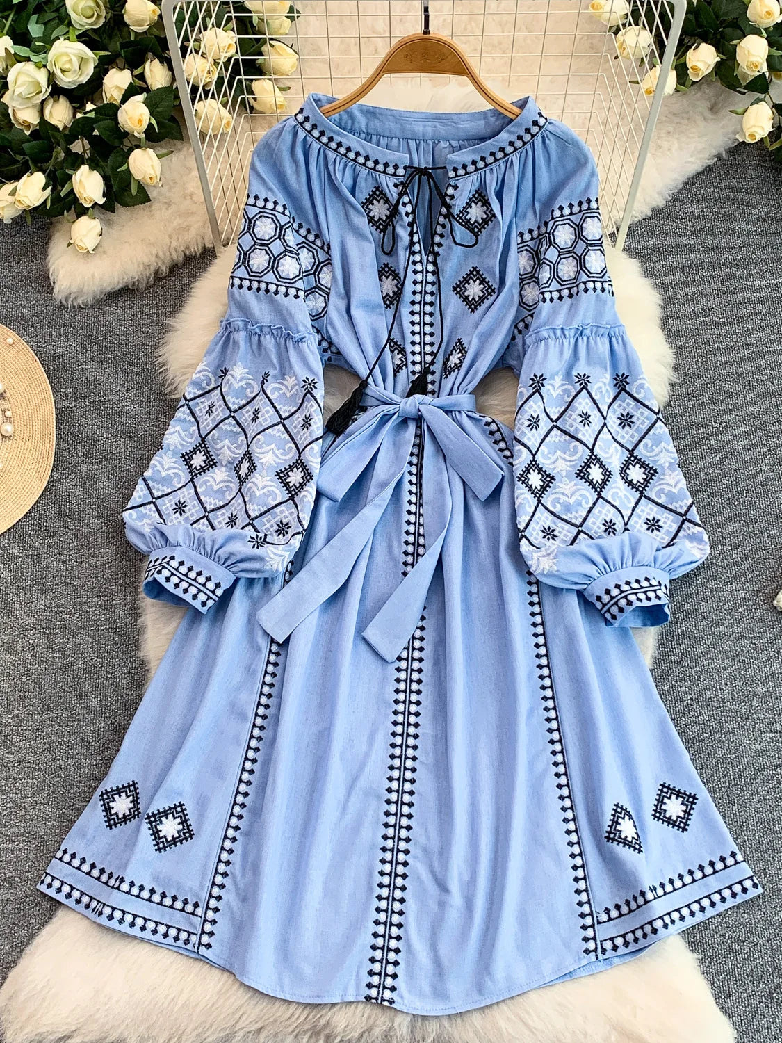Vestido Línea A Casual