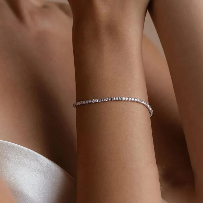 Pulsera de Plata con Circonia