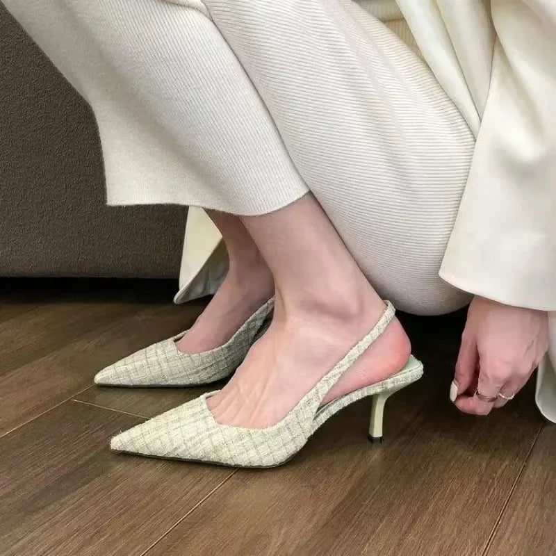 Tacones Tejido